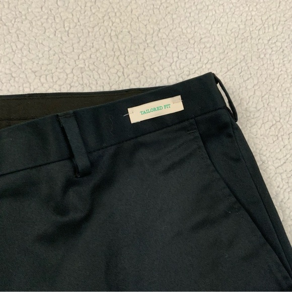 Jos. A. Bank Traveler’s Collection Pants 38x32 Navy Blue 100% Cotton Flat Front - Picture 6 of 16